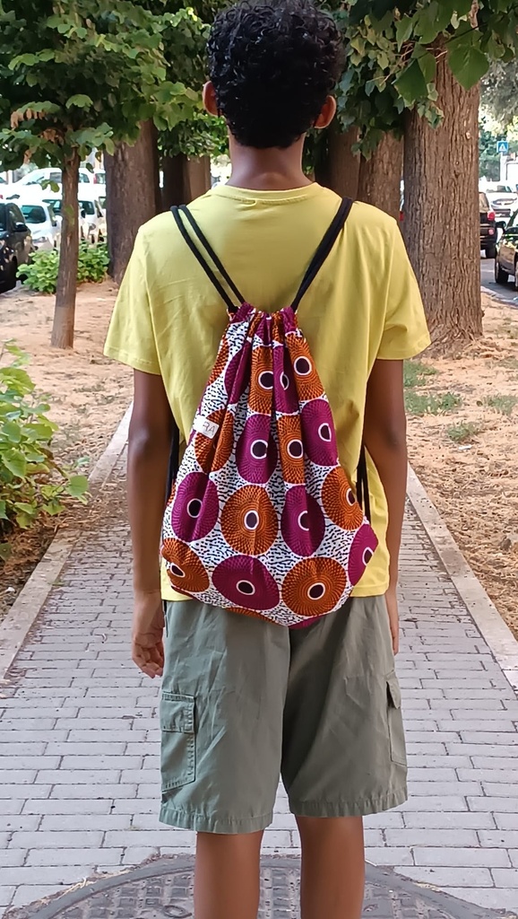 Easy going backpack in cotton 2