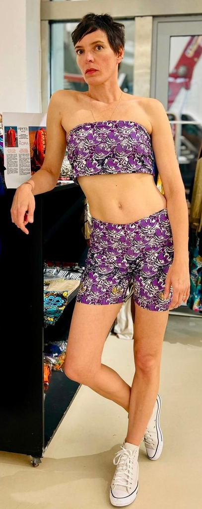 short + crop top
